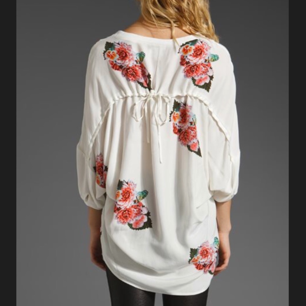 Pencey Floral Silk Top